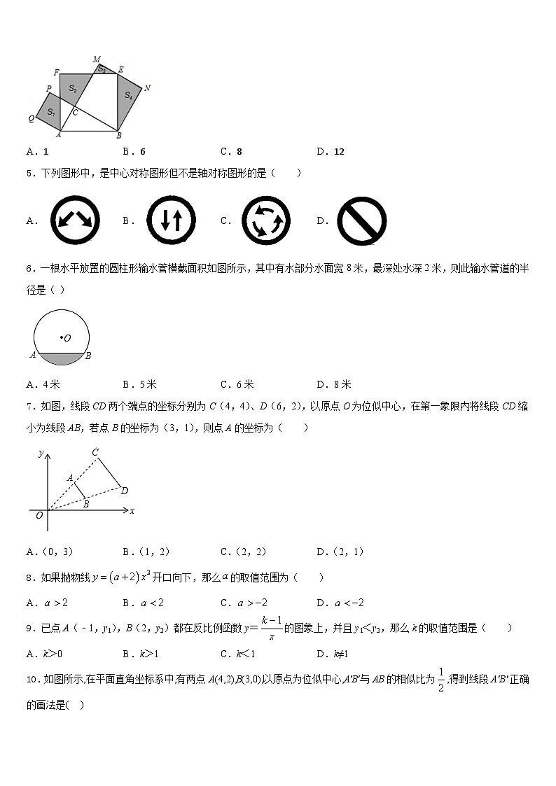 广东省深圳市深圳实验学校2023-2024学年数学九年级第一学期期末考试模拟试题含答案02