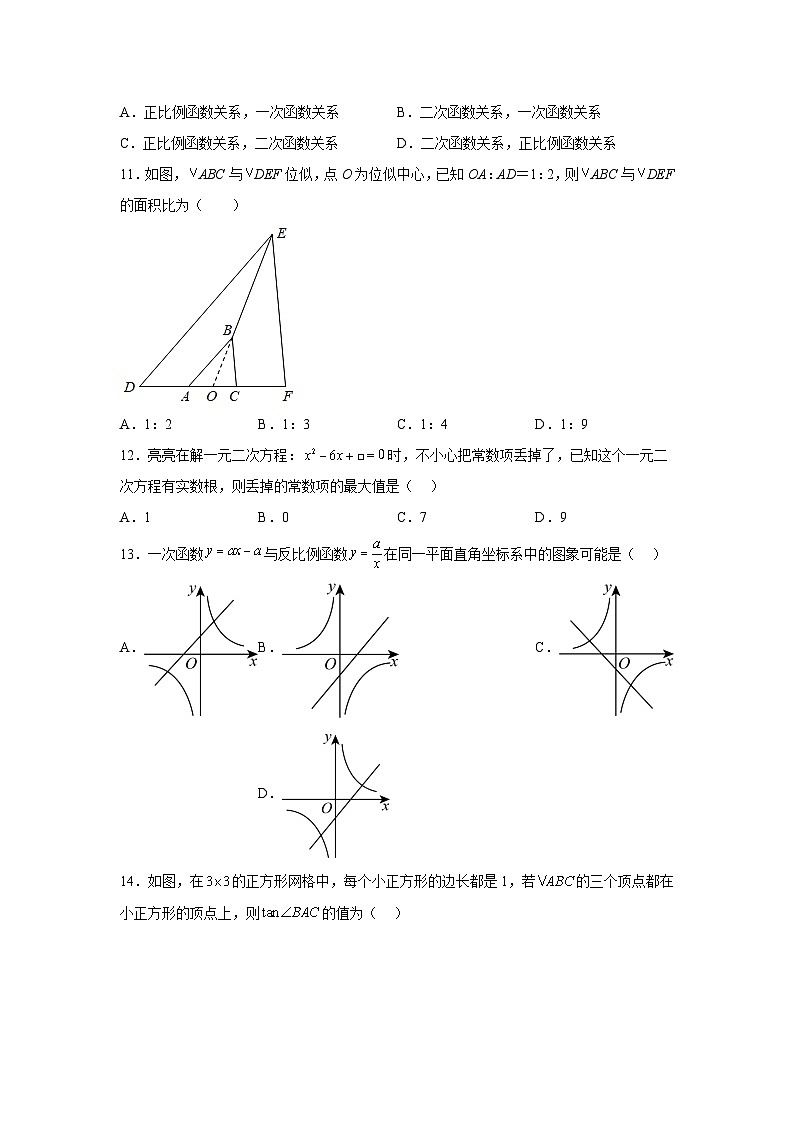 河北省唐山市滦南县2023-2024学年九年级上学期期末数学试题（含解析）第3页