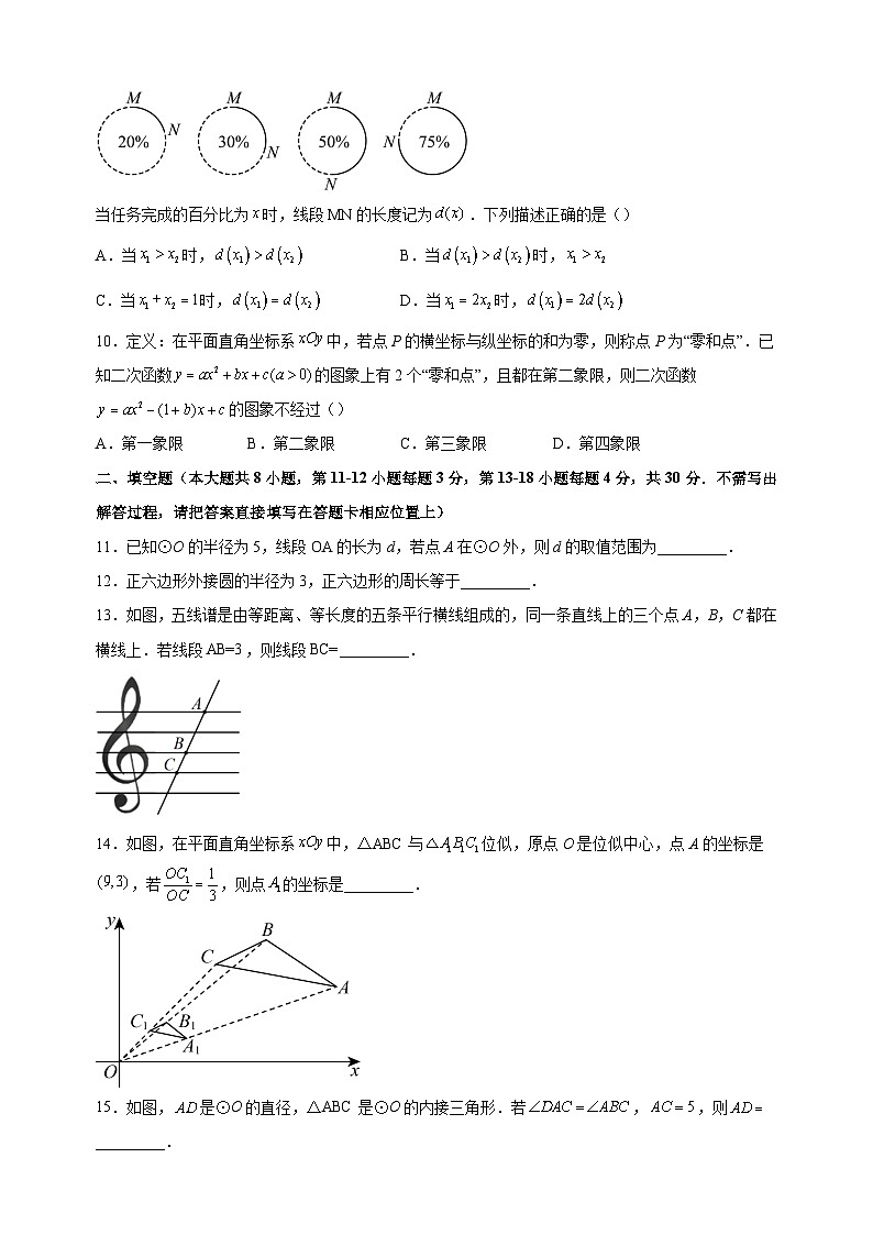 南通市如皋市2023-2024学年九年级上学期期末数学试卷（含答案解析）03