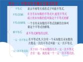 课件北师大版八年级下数学第二章一元一次不等式与一元一次不等式组2.7一元一次不等式与一元一次不等式组回顾与思考
