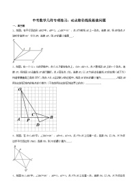 【备战2024年中考】中考数学几何专项练习：动点路径线段最值问题（教师版+学生版）.zip