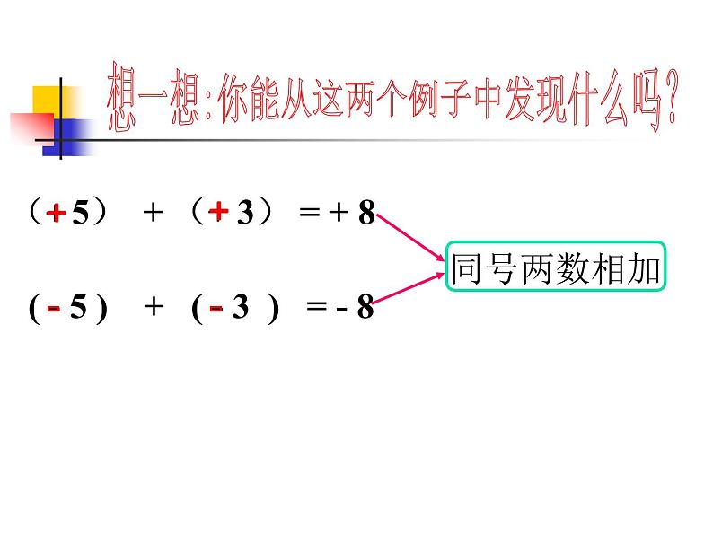 1.3.1有理数的加法 课件 2023—2024学年人教版数学七年级上册07