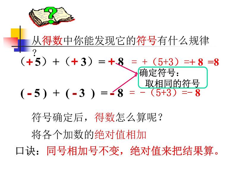 1.3.1有理数的加法 课件 2023—2024学年人教版数学七年级上册08