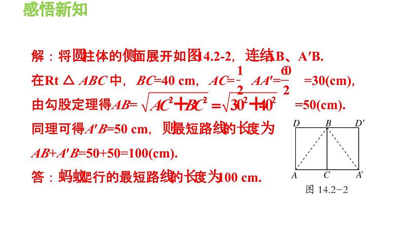 14.2 勾股定理的应用 华东师大版八年级数学上册导学课件08