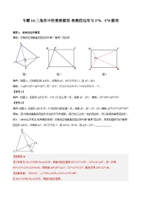 10 三角形中的重要模型-垂美四边形与378、578模型-2024年中考数学几何模型归纳讲练（全国通用）