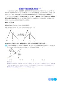 重要的几何模型之中点模型（一）-2024年中考数学常见几何模型学案