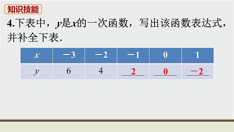 初中数学北师大版八上数学教材习题课件-第四章复习题第5页