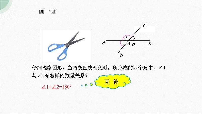 5.1.1+相交线+++课件++++2023-2024学年人教版七年级数学下册+05