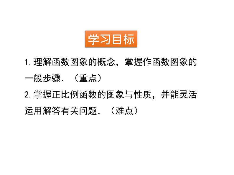 八年级数学上册第四章4.3.1正比例函数的图象和性质同步课件北师大版第2页