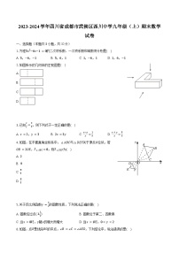 2023-2024学年四川省成都市武侯区西川中学九年级（上）期末数学试卷（含解析）