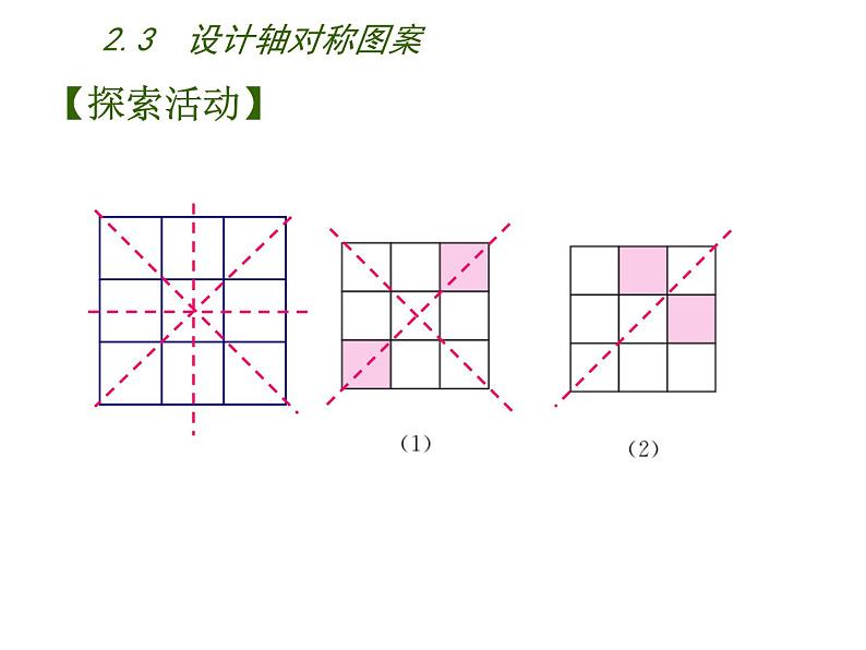 2.3 设计轴对称图案 苏科版八年级数学上册课件06