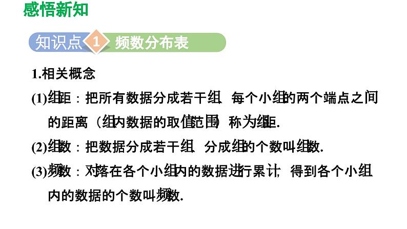 7.4 频数分布表和频数分布直方图 苏科版初中数学八年级下册导学课件03