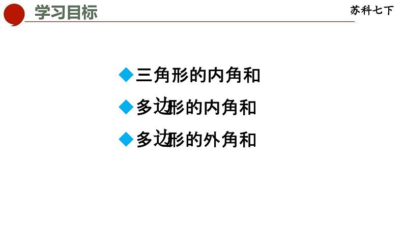 7.5 多边形的内角和与外角和-苏科版数学七年级下册同步课件02