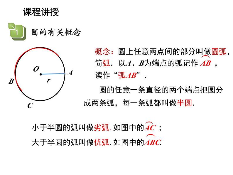 2.1 圆第2课时与圆有关的概念 苏科版数学九年级上册教学课件06