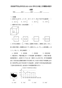 河南省平顶山市叶县2023-2024学年九年级上学期期末数学试题(含答案)