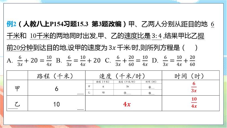 数学中考复习考点研究 第二章 方程（组）与不等式（组）   命题点6 分式方程的实际应用（10年4考） PPT课件第7页