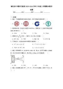 湖北省十堰市竹溪县2023-2024学年八年级上学期期末数学试题(含答案)