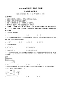 重庆市巴南区2023-2024学年七年级上学期期末数学试题()