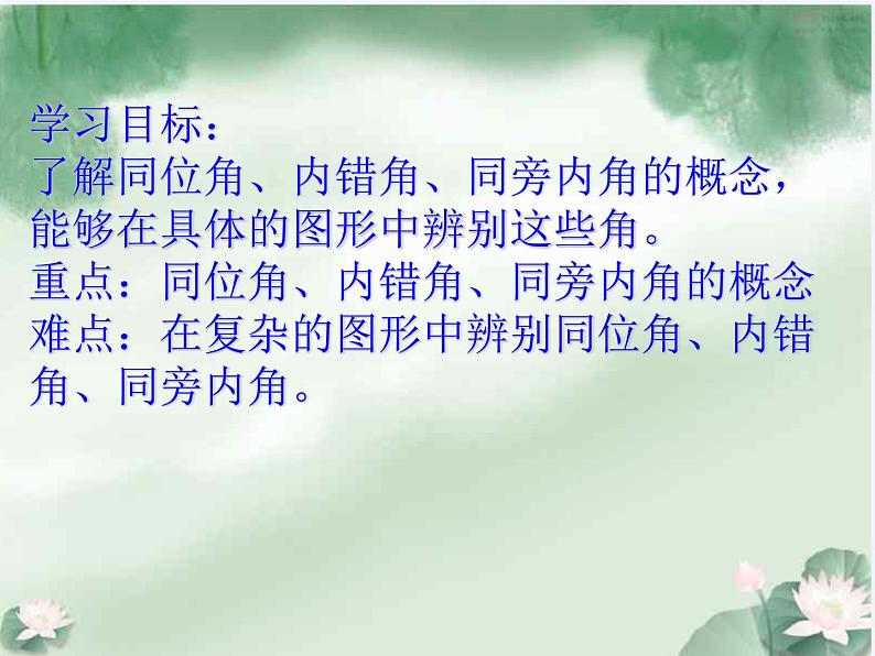 5.1.3同位角、内错角、同旁内角+课件2023-2024学年人教版数学七年级下册++03