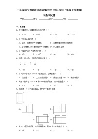 广东省汕头市潮南区两英镇2023-2024学年七年级上学期期末数学试题(含答案)