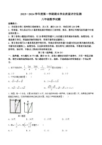 山东省滨州市2023-2024学年八年级上学期期末数学试题()