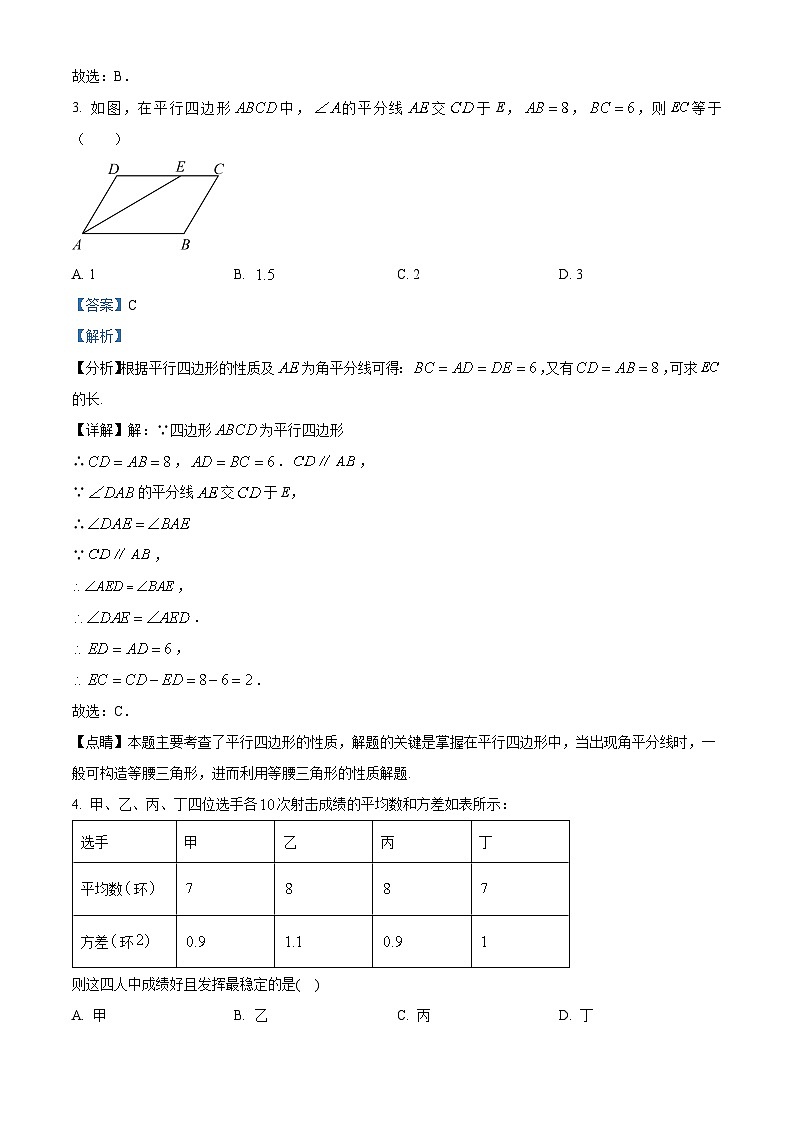 山东省东营市河口区2023-2024学年八年级上学期期末数学试题02