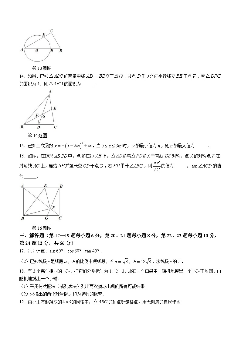 浙江省宁波市镇海区2023-2024学年九年级上学期期末数学试题(1)03
