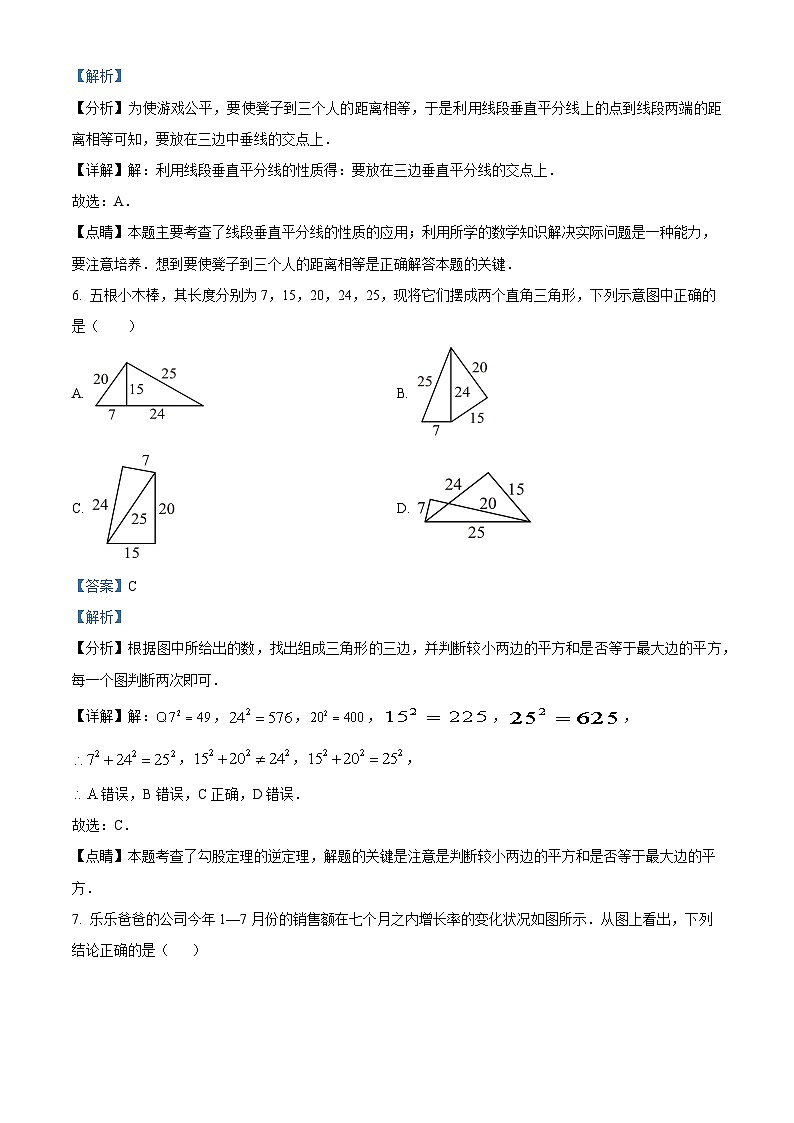 河南省南阳市唐河县2023-2024学年八年级上学期期末数学试题03