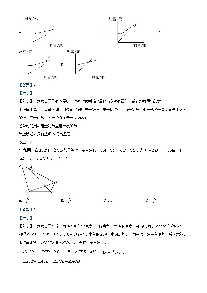 江苏省南京市鼓楼区2023-2024学年八年级上学期期末数学试题03