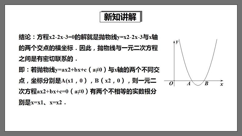 湘教版数学九年级下册 1.4《 二次函数与一元二次方程的联系》课件第5页