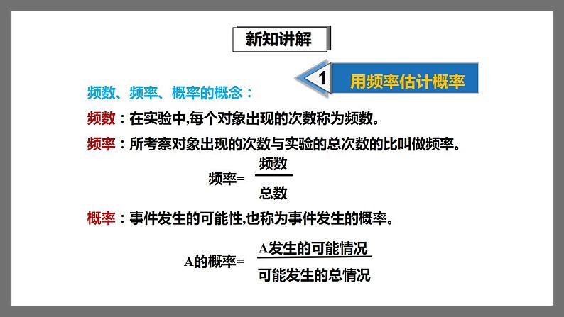 湘教版数学九年级下册 4.3《 用频率估计概率 》课件+教案04