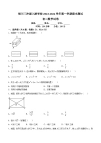 宁夏回族自治区银川市永宁县永宁三沙源上游学校2023-2024学年九年级上学期期末数学试题(无答案)