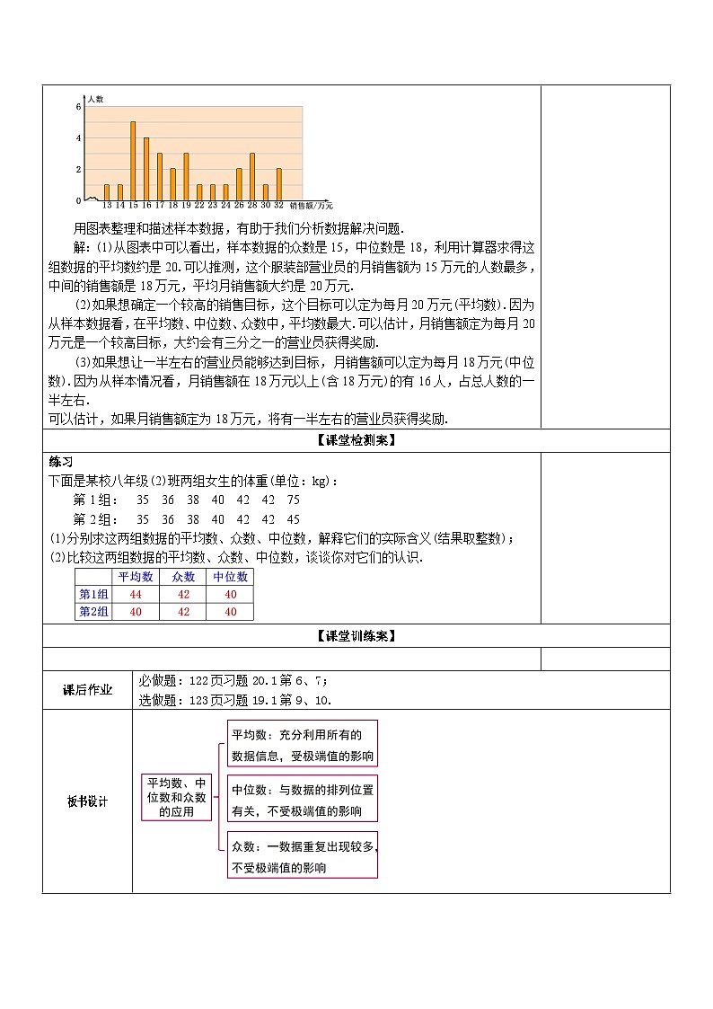 【核心素养】20.1.2 第2课时《平均数、中位数和众数的应用》课件+教案+分层练习（含答案解析）02