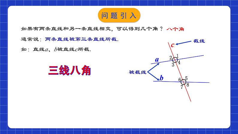 人教版数学七年级下册 5.1.3 《同位角、内错角、同旁内角》课件+教学设计+导学案+分层练习（含答案解析）03