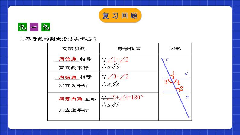 人教版数学七年级下册 5.3.2《平行线的性质和判定及其综合运用》课件+教学设计+导学案+分层练习（含答案解析）03