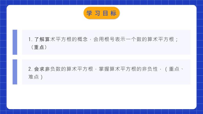 人教版数学七年级下册 6.1.1《算术平方根》课件+教学设计+导学案+分层练习（含答案解析）02