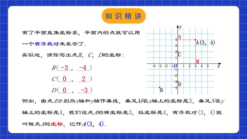 人教版数学七年级下册 7.1.2 《平面直角坐标系》课件+教学设计+导学案+分层练习（含答案解析）08