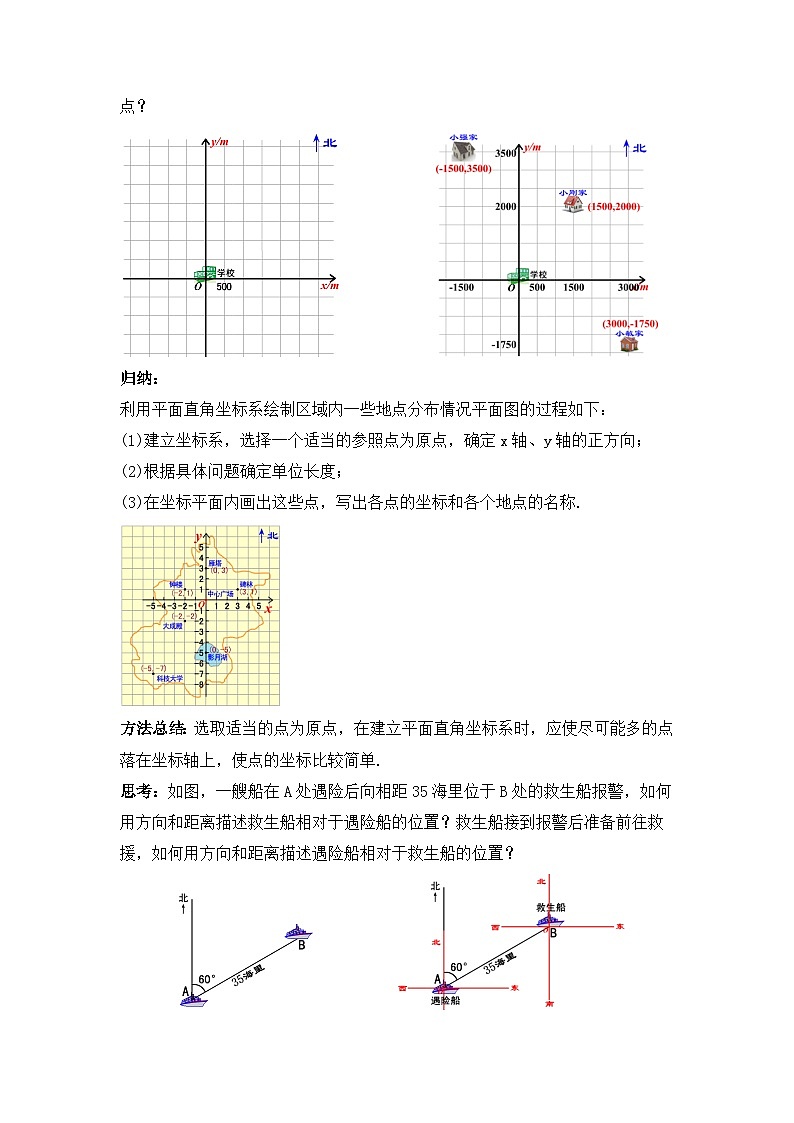 人教版数学七年级下册 7.2.1《用坐标表示地理位置》课件+教学设计+导学案+分层练习（含答案解析）02