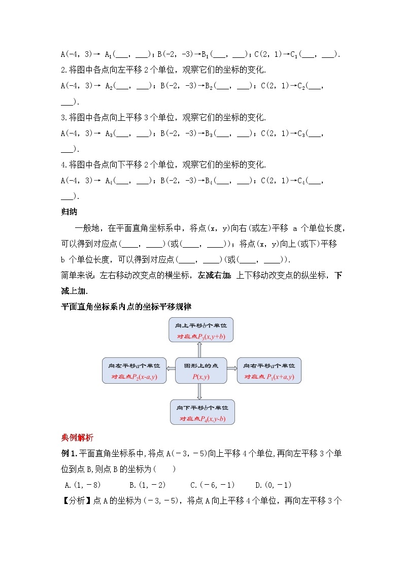 人教版数学七年级下册 7.2.2 《用坐标表示平移》课件+教学设计+导学案+分层练习（含答案解析）02