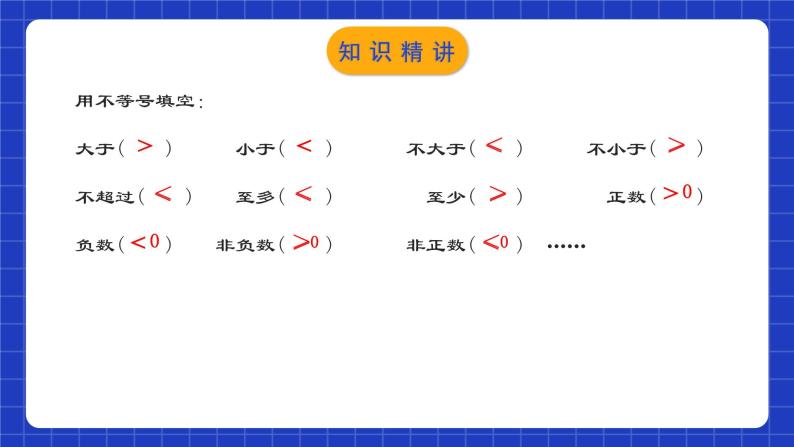 人教版数学七年级下册 9.1.1 《不等式及其解集》课件+教学设计+导学案+分层练习（含答案解析）07