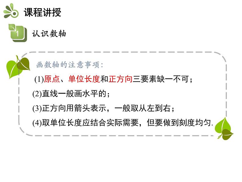 2.3.1 数轴 苏科版七年级数学上册教学课件第7页