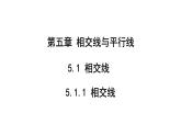 5.1.1 相交線 課件 2023-2024學(xué)年初中數(shù)學(xué)人教版七年級(jí)下冊(cè)