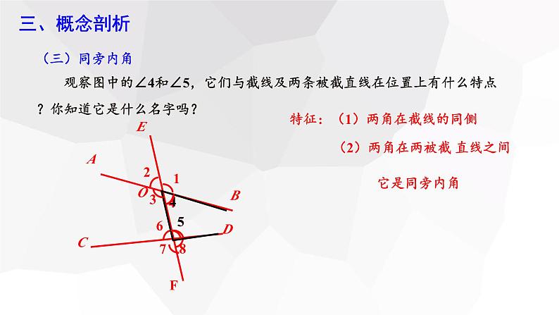 5.1.3 同位角、内错角、同旁内角  课件 2023-2024学年初中数学人教版七年级下册08