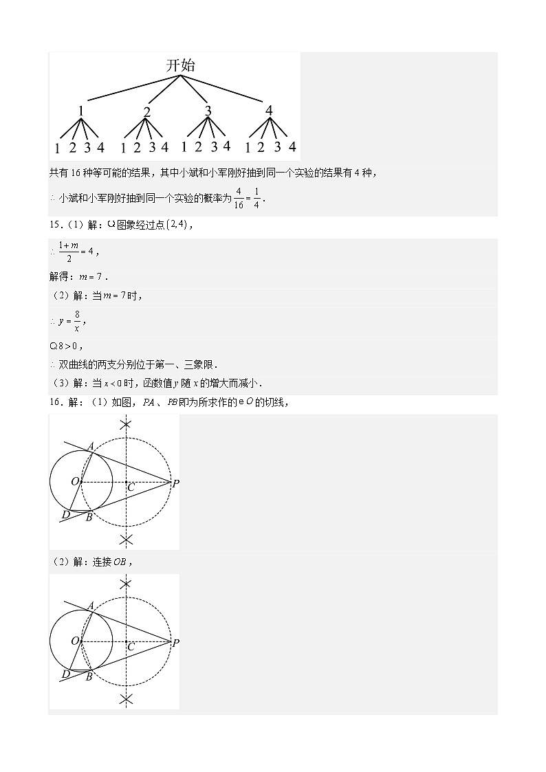 【开学摸底考】九年级数学（江西专用）02-2023-2024学年九年级数学下学期开学摸底考试卷.zip02