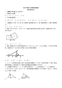 河南省南阳市镇平县2023-2024学年八年级上学期期末数学试题