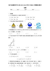 四川省德阳市中江县2023-2024学年八年级上学期期末数学试题(含答案)