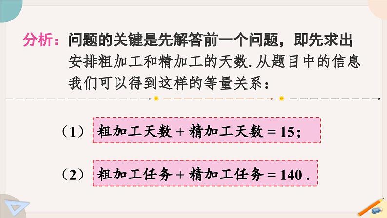 华师大版七年级数学下册课件 7.2.3 二元一次方程组的简单应用第5页