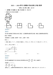 06，河南省郑州市金水区实验中学2023-2024学年九年级上学期期末数学试题