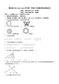 江西省赣州市经开区2023-2024学年八年级上学期期末数学试题