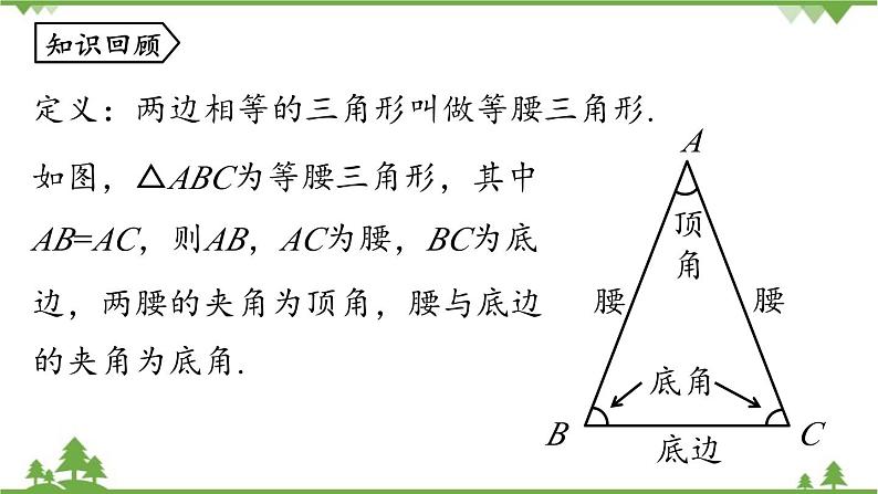 人教版数学八年级上册 13.3.1等腰三角形课件02